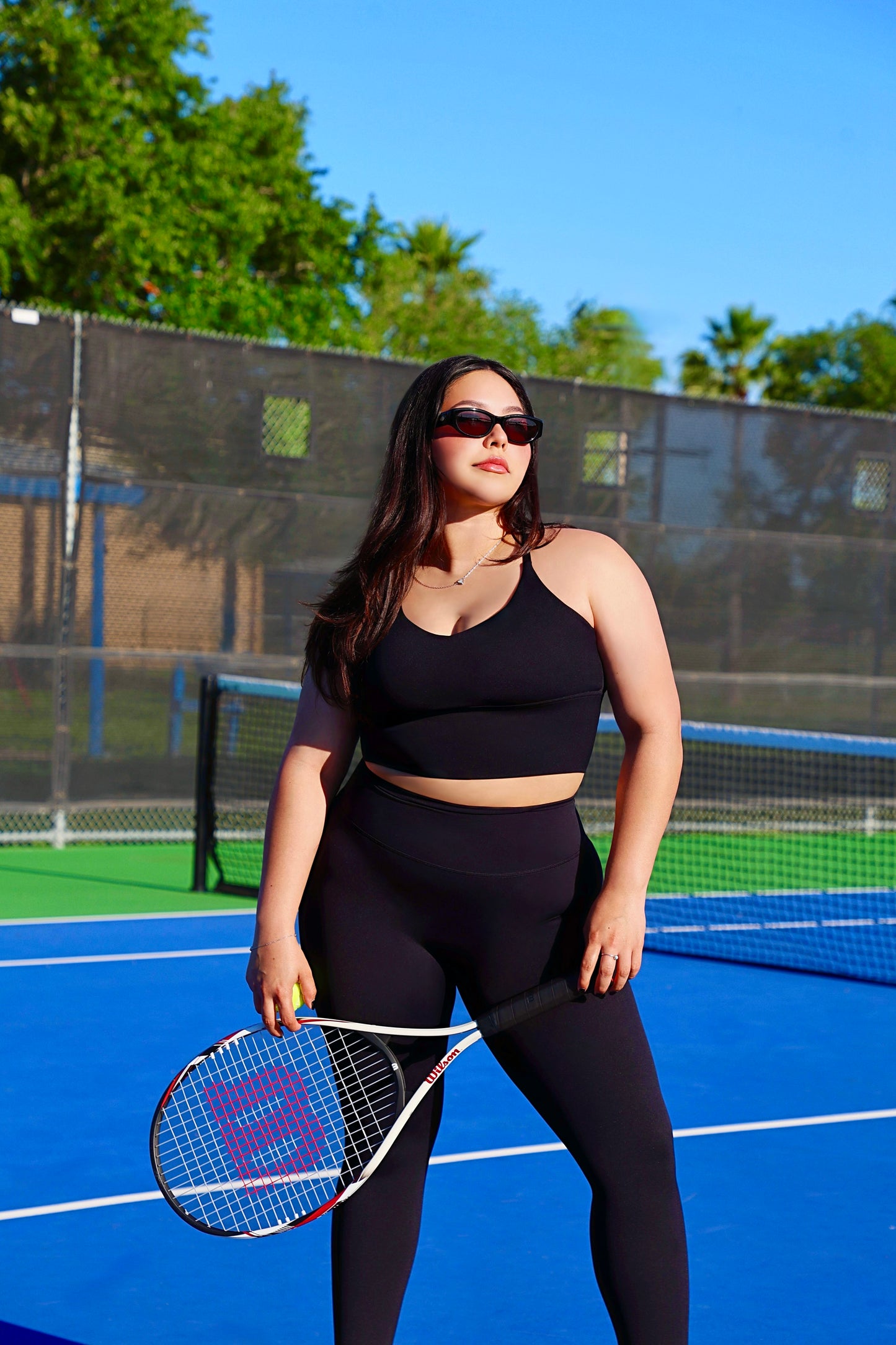 SPRING Black Two Piece Set