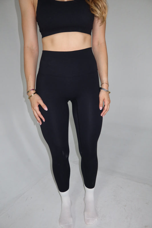 Before Brunch - Black Leggings Set