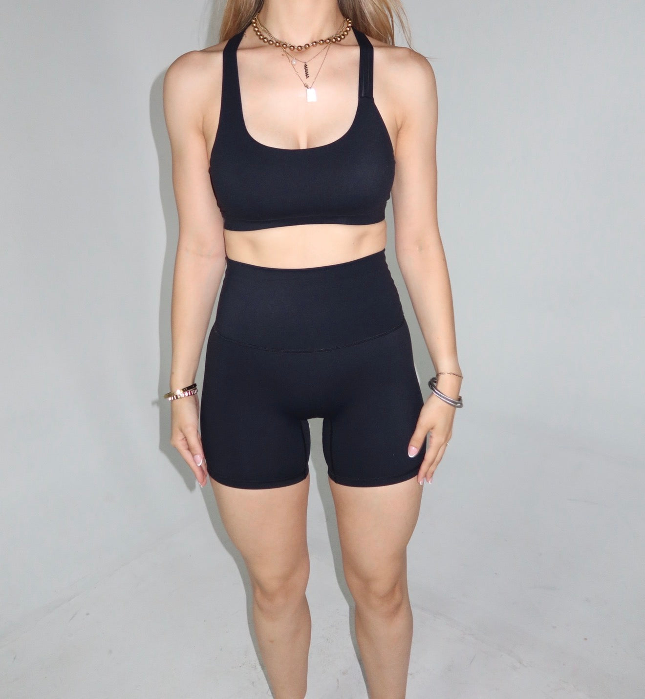 Before Brunch - Black Short Set